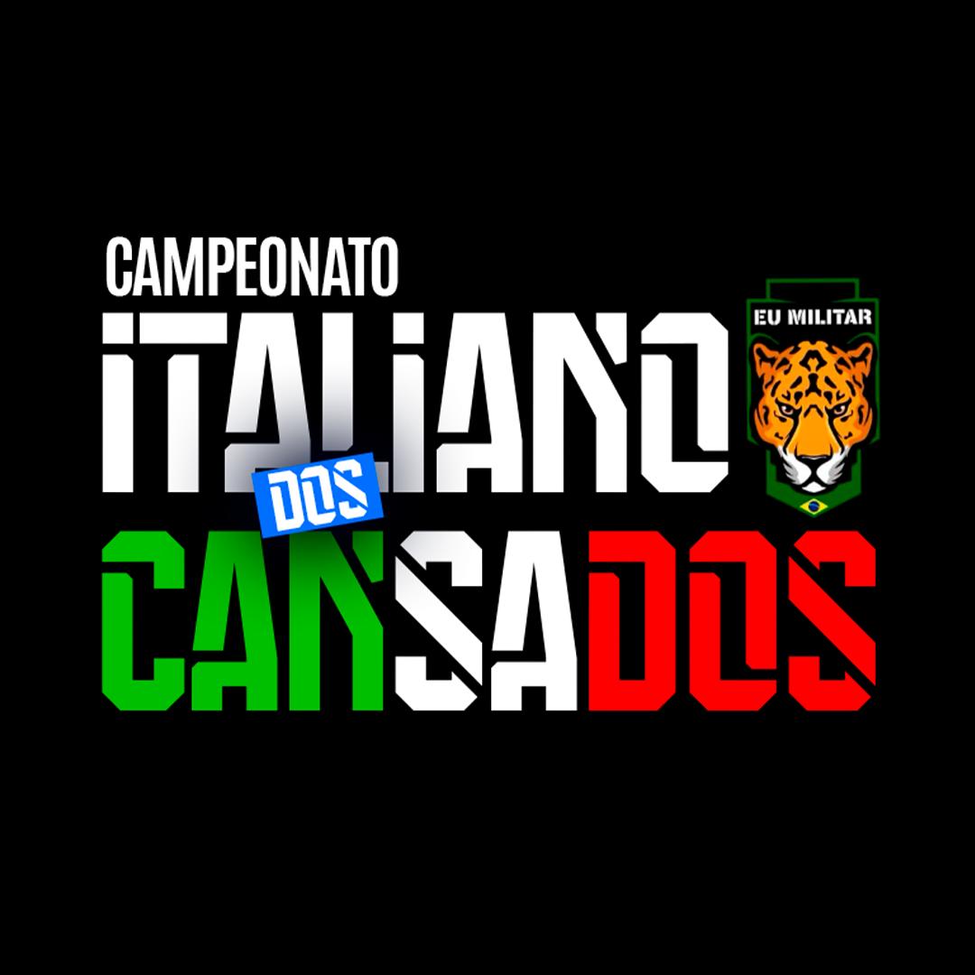 Logo do Campeonato Italiano EU MILITAR dos Cansados